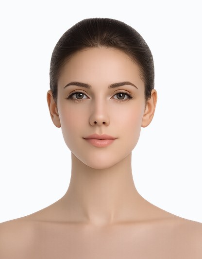 Rosto para planejamento facial